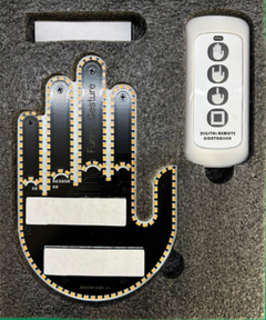 Multifunctional Car Gesture Warning Light for Safety