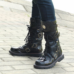 Fashionable Thick-Soled Outdoor Boots for Men