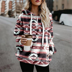Hooded Loose Long Sleeve Fashion Sweater Top