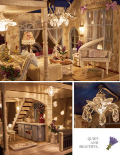 Provence Large Handmade Model House Kit