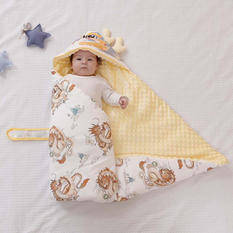 Baby Swaddle Blanket with Cotton for Newborns (Autumn/Winter)