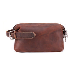 Retro Leather Wash Multifunctional Fashion Storage Bag
