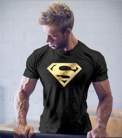 Men's Superman T-Shirt for Fitness Training Wear