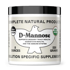 Complete Natural Products Organic D-Mannose Powder - 2000mg (2 Grams) - Non-GMO - Vegan Friendly - Urinary Tract Flush & Treatment - Bladder Cleanse & Urinary Tract Health Supplement