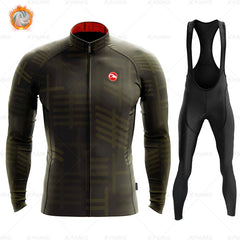 Men's Thermal Fleece Cycling Suit for Winter Riding