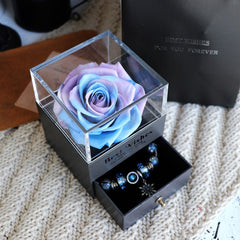Eternal Flower Jewelry Box Gift Set