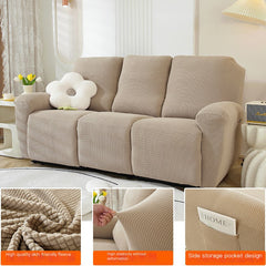 High Elastic Plush Sofa Cover for Recliner Chair