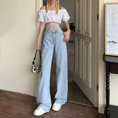 Trendy Slim Fit Casual Ladies' Street Jeans