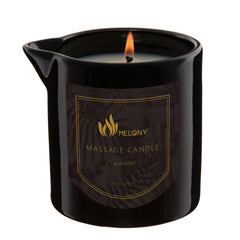 MELONY Massage Oil Candle for Pure Relaxation- 8.1 oz- Moisturizing Essential Oil Body Massage Candle for Home Spa- Amazing Gift for Women & Men (Lavender)