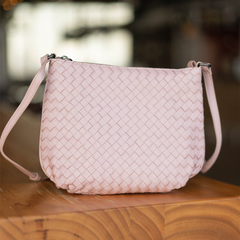 Hand-Woven Bag Made of Pure Sheepskin