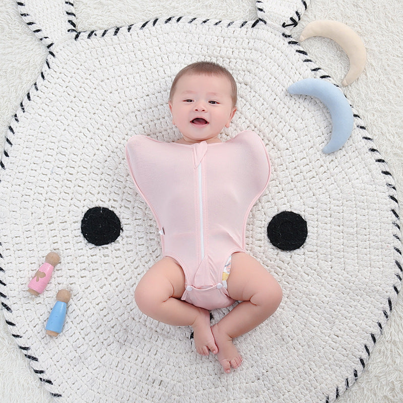 Bamboo Fiber Anti-startle Sleeping Bag for Newborns