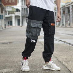 Men's Light Color Harem Pants with Cuffed Ankle