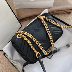 2022 Vintage Leather Messenger Bag for Women