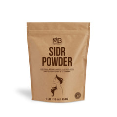 MB Herbals Sidr Powder 16 oz / 1 lb (454 Gram) | WildCrafted | Seder Lote Leaves | Ziziphus spina christi | Natural Hair Conditioner & Cleanser | Sidr 99.5% Neem 0.5%