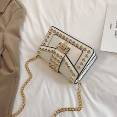 Rhinestone Chain Shoulder Bag