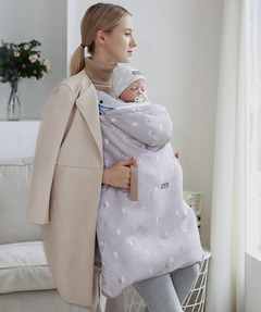 Baby Carrier Cape and Thick Warm Blanket Set