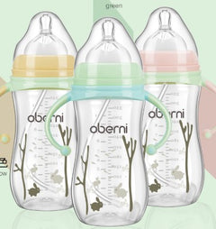 Childrens Wide Neck Bottle with Handle, Anti-Colic Design