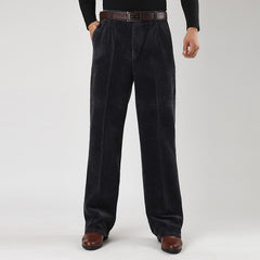 Men's Thick Corduroy Casual Pants for Middle-aged (1pc)