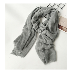 Cotton Linen Shawl Scarf, Scarf, Shawl Scarf