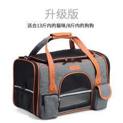 Large Foldable Pet Carrier Backpack for Dogs and Cats