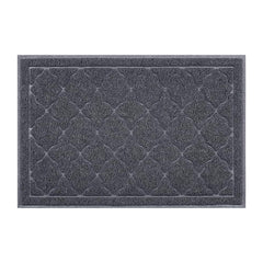 unipaws Cat Litter Trapping Mat Litter Box Scatter Control Pad Litter Free Floors and Urine Waterproof Gentle on Paws No Phthalate