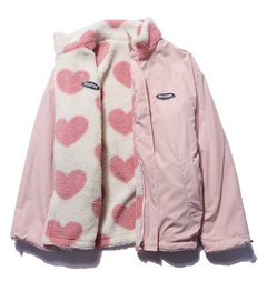 Reversible Cotton Jacket - Love Vibes (One Piece)