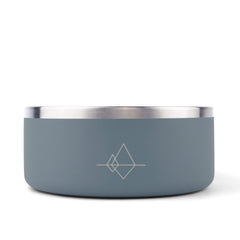 MADE TO ROAM Premium Everest Bowl - Stainless Steel Double-Walled Vacuum-Insulated Dog Bowl with Non-Slip Grip (Virginia Mountains 32oz)
