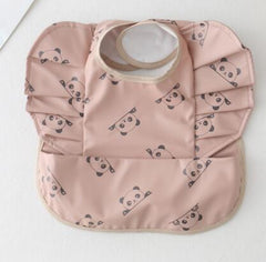 Baby Meal Pocket Waterproof Bib with Angel Wing Design