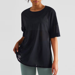 Quick-Drying Summer Loose Sports Fitness Blouse