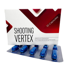 Shooting Vertex Nutrition with Natural Extracts for Energy and Vitality – Introductory Offer (10 Pack)