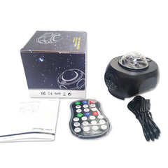 App-Controlled Star Projector with Rotating Lights