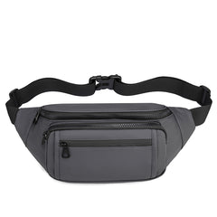 Men's Smooth Nylon Waist and Chest Bag for Phones