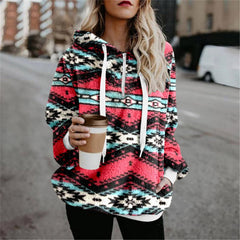 Hooded Loose Long Sleeve Fashion Sweater Top