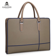 Leather Briefcase and Crossbody Men's Bag
