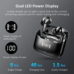 TWS Earphones with ENC, 7-Hour Battery Life, Clear Calls