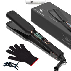 LCD Display Infrared Hair Straightener with Wide Plate