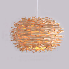 Southeast Asian Rattan Pendant Light for Restaurants