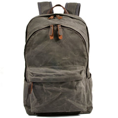 Mu Chuan Waxed Canvas Backpack for Men and Women