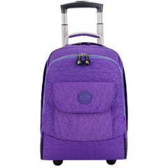 17-Inch Waterproof Rolling Backpack for Students and Travel