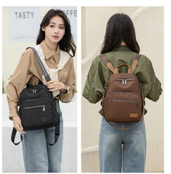 Chengxin Women's Original Design Cotton Linen Backpack