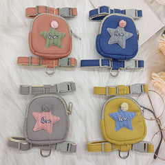 Adjustable Dog Traction Rope with Backpack Accessories