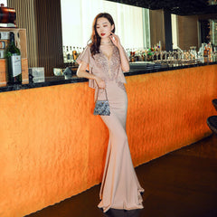 Red Off-Shoulder Mermaid Wedding Reception Dress