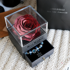 Eternal Flower Jewelry Box Gift Set