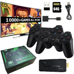Wireless 2.4G HD Game Arcade with Dual Controllers